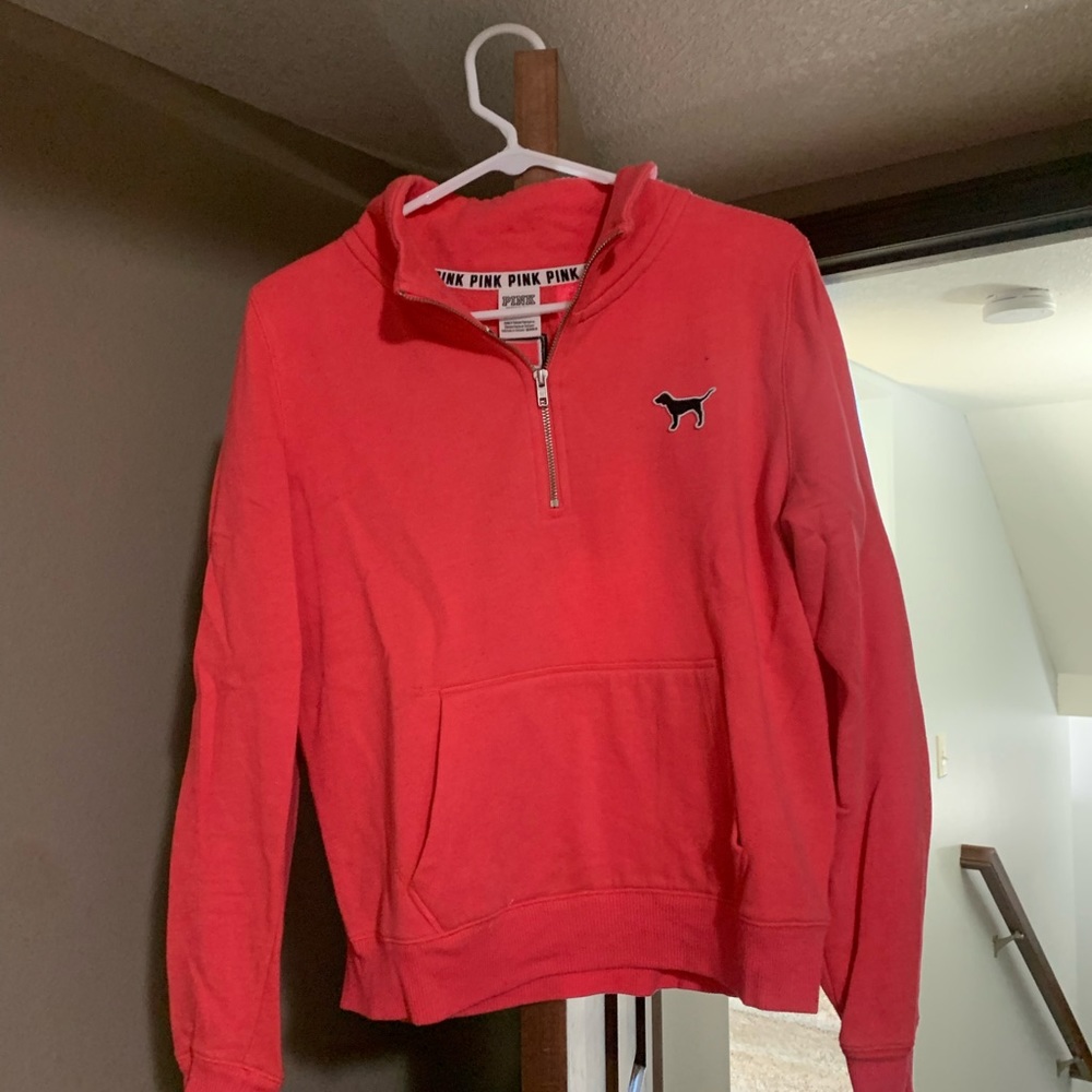 PINK Quarter-Zip Sweatshirt